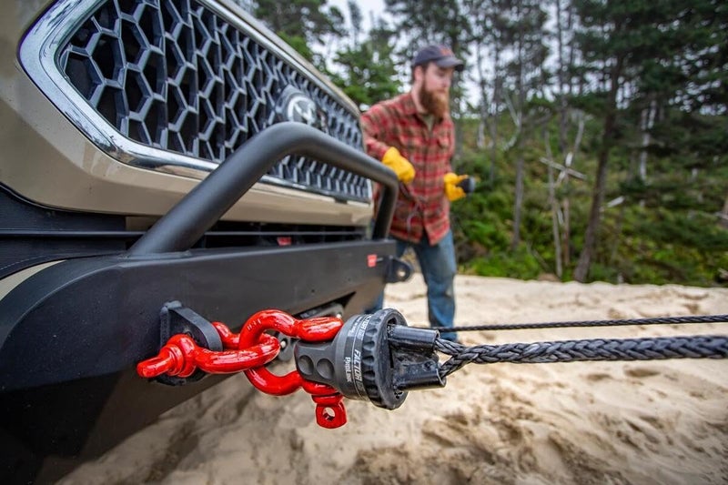 Factor 55 00015-04 Prolink Original Shackle Mount Replaces Winch Hook with a Stronger Shackle D Ring Mount Max Load Rating 16,000 lb. Ideal for 4x4 Off Road Adventures - Black - Image 2